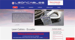 Desktop Screenshot of leoncables.net